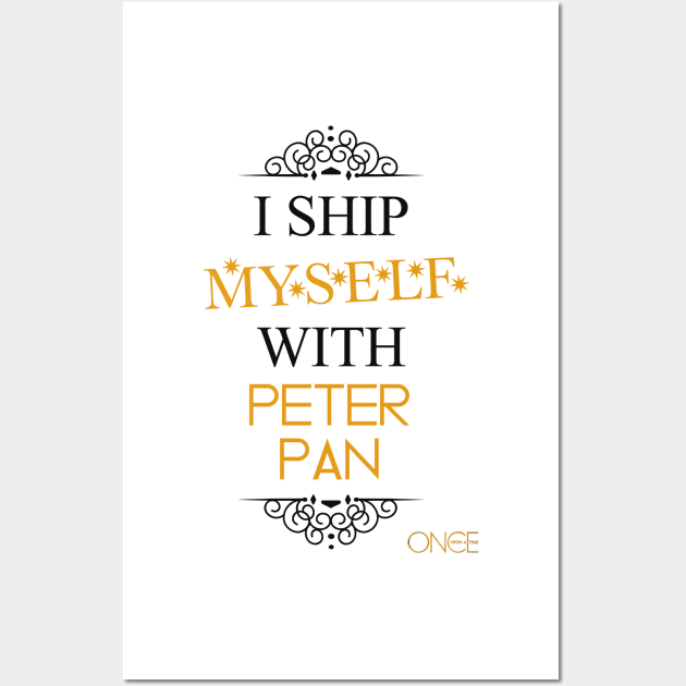 I ship myself with Peter Pan Wall Art by AllieConfyArt